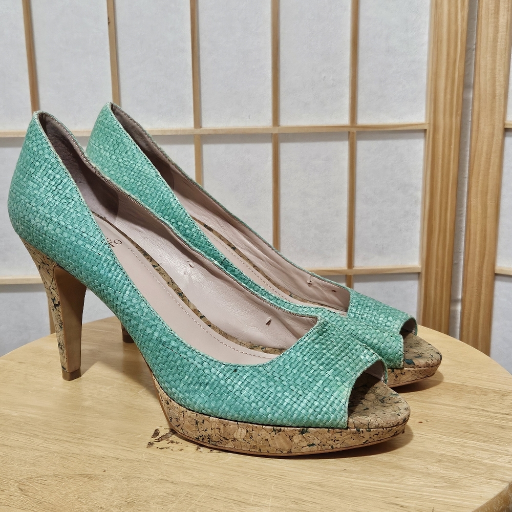 Vince Camuto Ashlynn Peep Toe Pumps